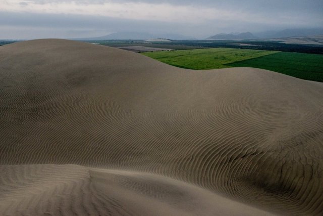 Dunas en el valle Virú (Foto: Tomas Munita para The New York Times)