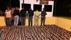 Detenidos dos sargentos, un policía y un civil que escoltaban un camión cargado de droga en Monagas