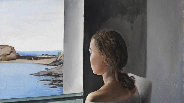 «Figura de perfil (La hermana Anna Maria)», Salvador Dalí (1925)
