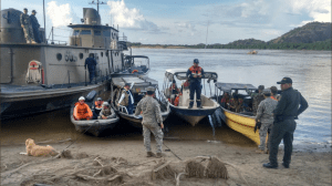 Rescataron un sexto cuerpo del naufragio en el río Orinoco
