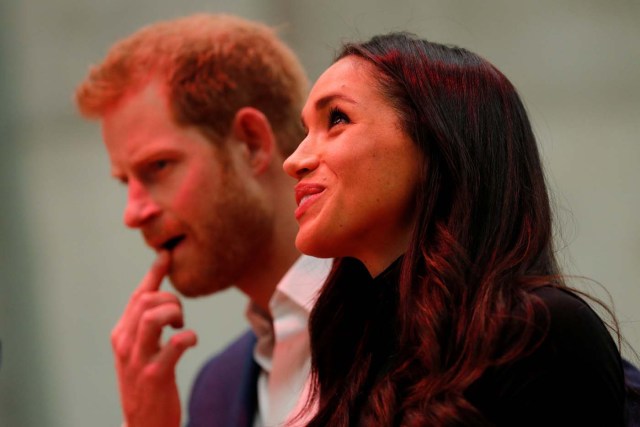 Britain's Prince Harry and his fiancee Meghan Markle visit the Terrence Higgins Trust World AIDS Day charity fair at Nottingham Contemporary in Nottingham, December 1, 2017. REUTERS/Adrian Dennis/Pool