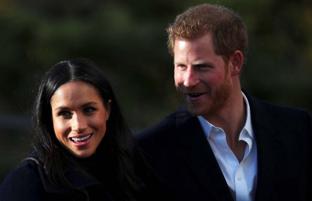 Britain's Prince Harry and his fiancee Meghan Markle visit a school in Nottingham, December 1, 2017. REUTERS/Hannah McKay
