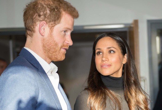 Britain's Prince Harry and his fiancee Meghan Markle visit the Nottingham Academy school in Nottingham, Britain, December 1, 2017. REUTERS/Andy Stenning/Pool