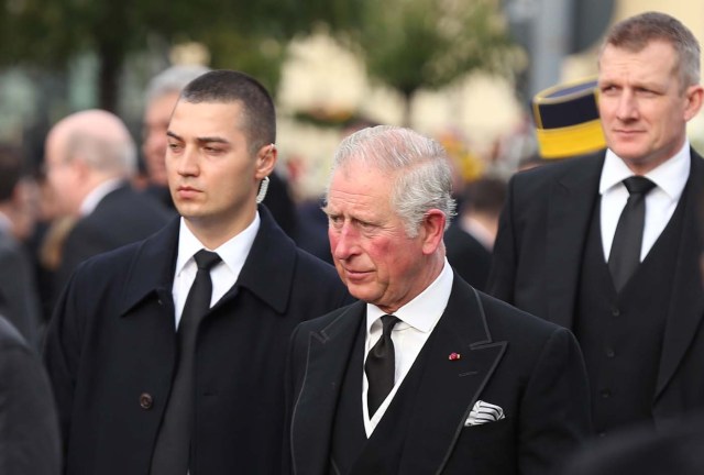 Britain's Prince Charles attends a funeral ceremony for late Romanian King Michael in Bucharest, Romania, December 16, 2017. REUTERS/Stoyan Nenov