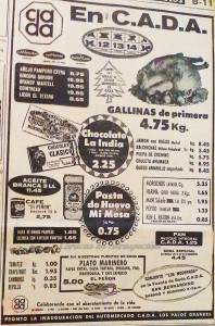Recordar es vivir… pero ahora en Venezuela es llorar y molestarse: Los precios del CADA en 1971