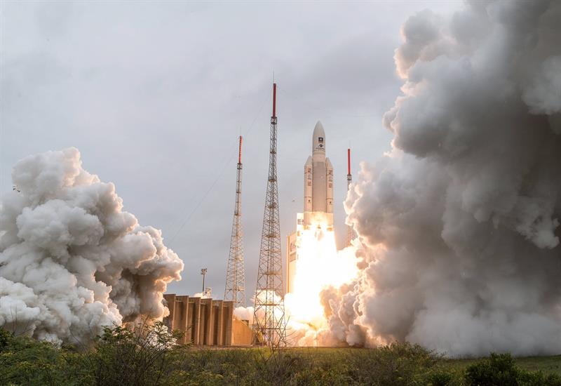 Despega el Ariane 5 con cuatro satélites Galileo