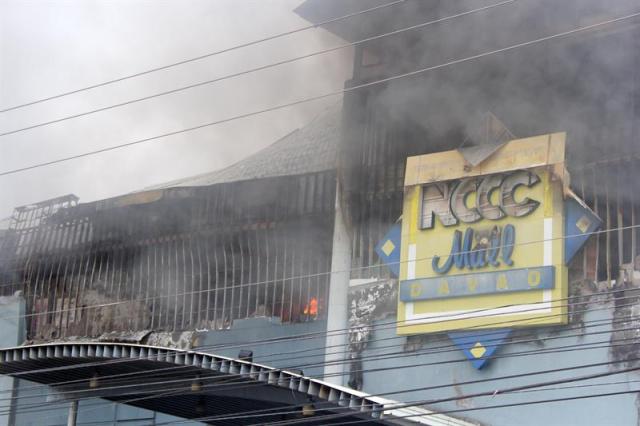 Incendio en Filipinas // FOTO EFE
