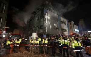 Al menos 29 fallecidos por incendio en gimnasio de Corea del Sur