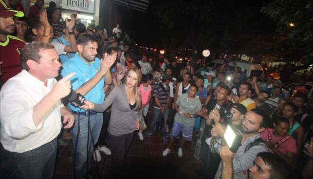 Juan Pablo Guanipa en Cucuta. Foto: Prensa 