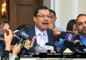 Simón Calzadilla dice que firmarán un acuerdo en la negociación sólo si beneficia a Venezuela