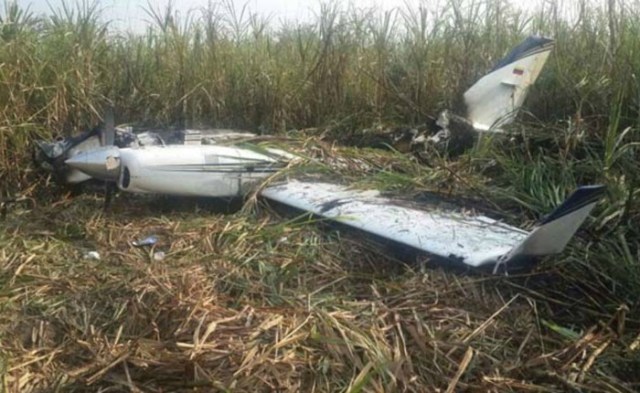 Imagen de la avioneta venezolana  estrellada en Honduras (Foto: rurun.es)