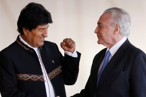 Evo Morales sale en defensa de Venezuela en la Cumbre del Mercosur