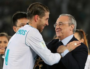 Florentino Pérez está orgulloso de los éxitos del Real Madrid en 2017