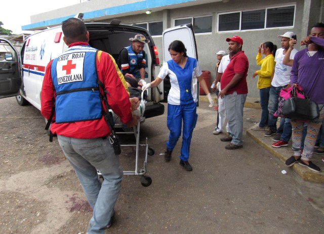 Planchart fue llevado al hospital Felipe Guevara Rojas / Foto: Sergio Salazar