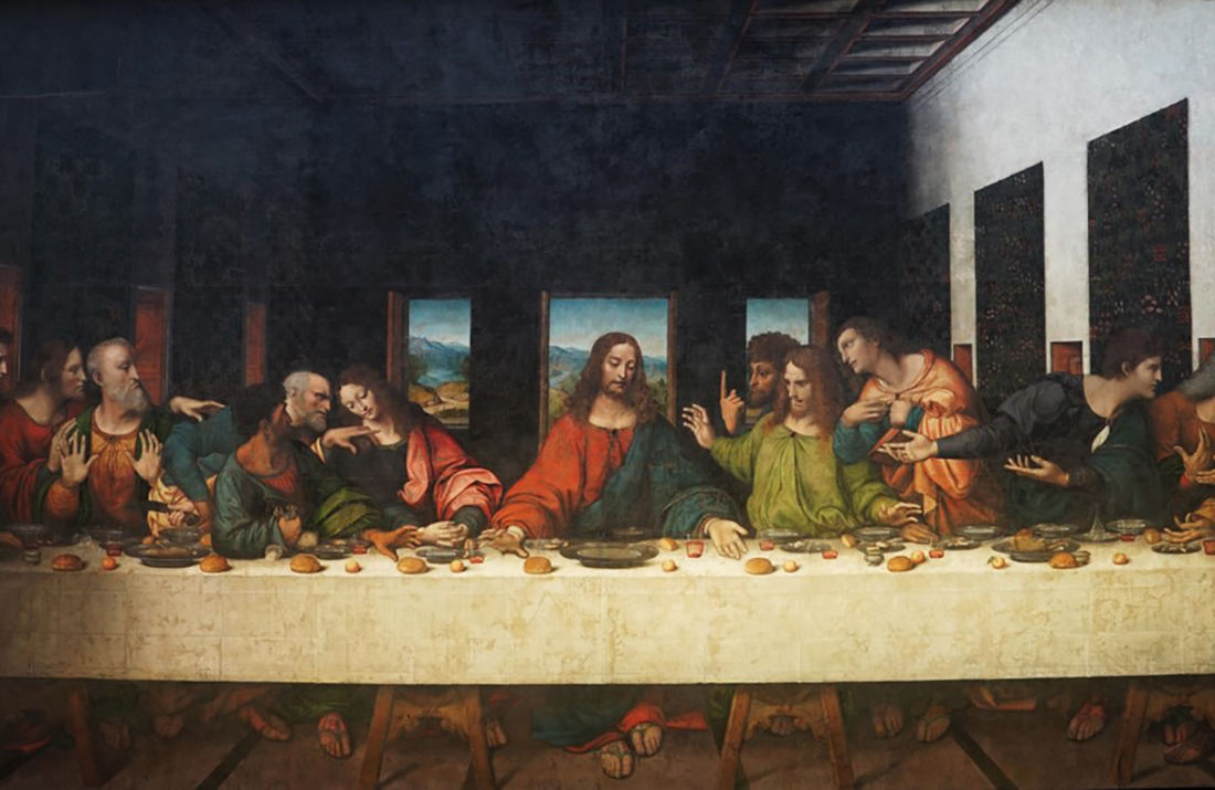 Leonardo Da Vinci pintó parte de una réplica de La última cena exhibida en Bélgica - LaPatilla.com
