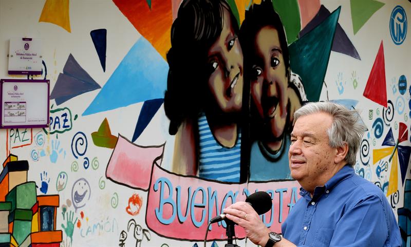 Guterres pide a Gobierno colombiano y ELN reiniciar diálogo y cese violencia