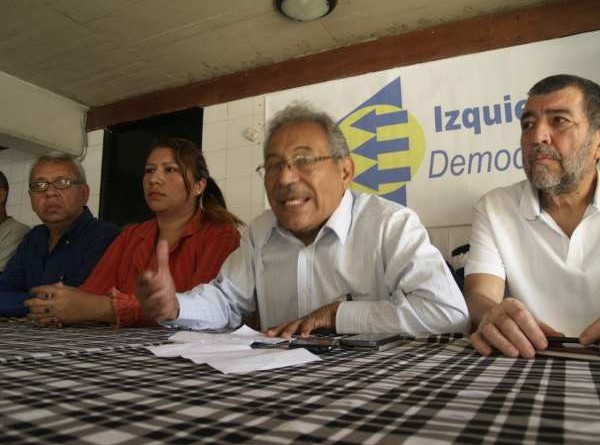 Foto: Gustavo Mujica, coordinador nacional de Izquierda Democrática / Prensa