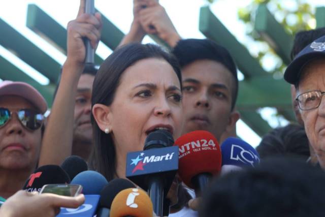 María Corina Machado a los ejecutados en la masacre del Junquito: Su sacrificio no fue en vano (Foto: Juan Peraza / La Patilla)