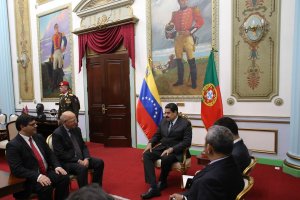 Maduro se reunió con el Canciller de Portugal