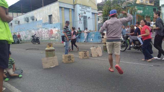 Foto: Protesta en Trujillo por falta Alimentos / Cortesía 