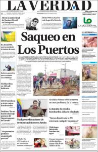 Portadas de este sábado 6 de enero de 2018