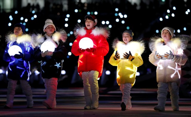 Clausura de estos JJOO de Invierno REUTERS/Pawel Kopczynski     TPX IMAGES OF THE DAY