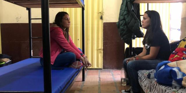 Este hogar de paso se habilitó frente al comedor comunitario conocido como 'La Divina Providencia', en un sector fronterizo del área metropolitana de Cúcuta. Foto: Gustavo A. Castillo Arenas / EL TIEMPO