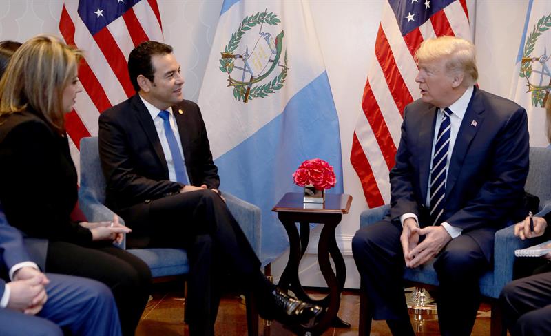 Reunión de Jimmy Morales y Trump será reprogramada