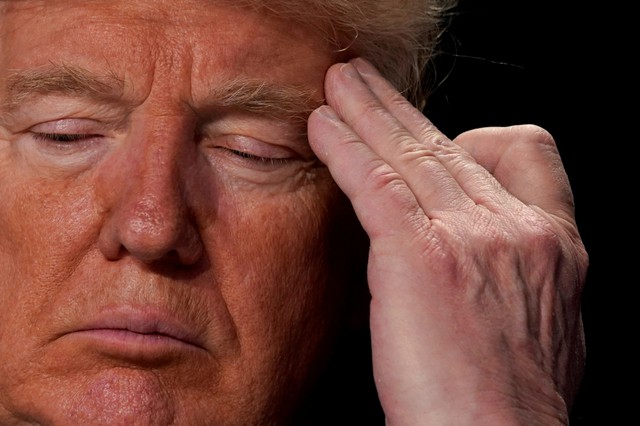 El presidente de Estados Unidos, Donald Trump, en un evento en Washington, feb 8, 2018. REUTERS/Jonathan Ernst