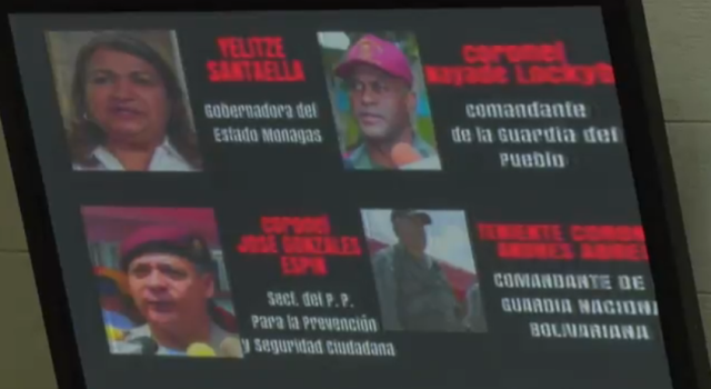 Foto: Cadena de mando responsable por los casos torturas en San Rafael, Estado Monagas / Asamblea Nacional 