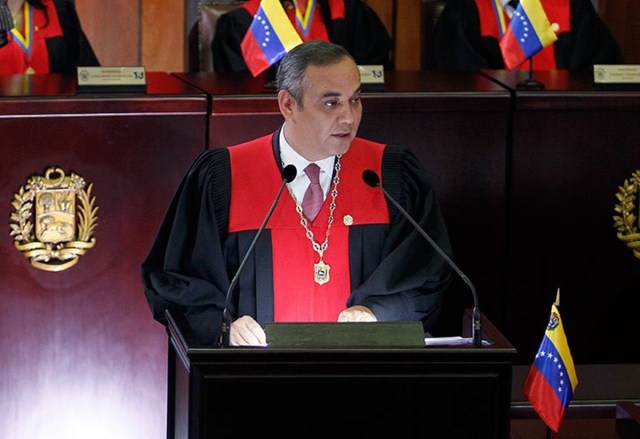 El presidente del Tribunal Supremo de Justicia (TSJ) de Venezuela, Maikel Moreno