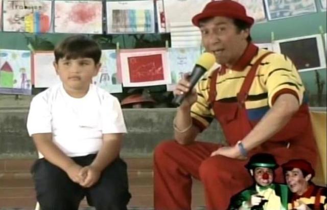 Semillita, en su programa "Semillita y Pillín", por la Televisora Venezolana Socialista, Tves. Foto cortesía. 