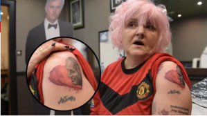La fanática abuela que tiene 35 tatuajes de José Mourinho (Fotos)