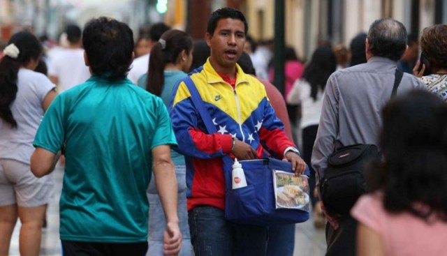 Venezolanos en Perú. EFE