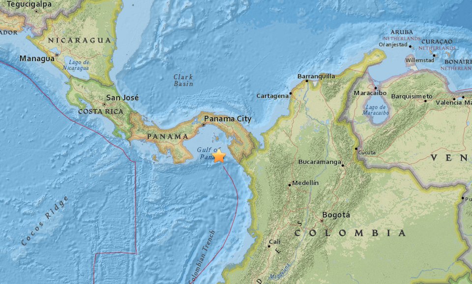 Sismo de magnitud 5,1 en Panamá