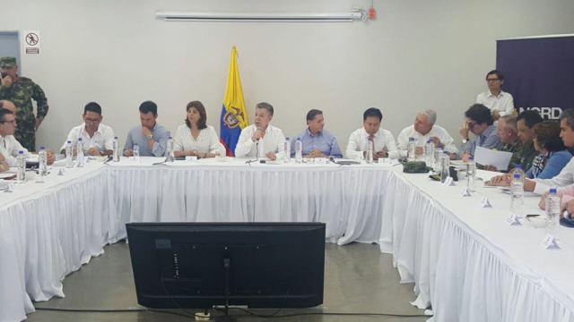  El gobernador William Villamizar "planteará la creación de una Colombia Humanitaria para la Frontera" (Foto cortesía)