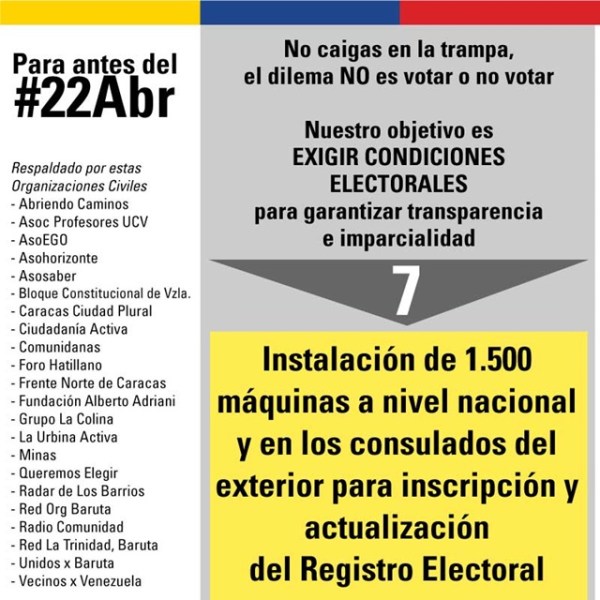 20 ongs elevaron a la ONU petición de elecciones libres en Venezuela