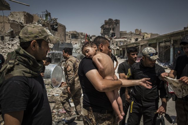 Foto sobre Mosul compite en el WPP // FOTO CreditIvor Prickett for The New York Times