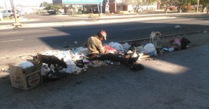 Rebuscar comida en la basura: La escena que los puntofijenses no creyeron ver en sus calles