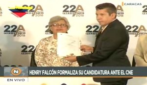 Henri Falcón desea ser candidato unitario de oposición a presidenciales