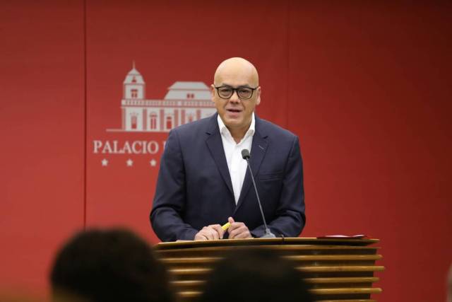 El ministro de Comunicación e Información Jorge Rodríguez