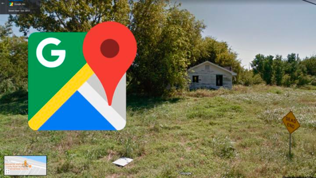 Un joven se encontraba utilizando Google Maps y vio una casa abandonada, grande fue su sorpresa al hacer zoom y captar una escalofriante escena. Foto: Captura