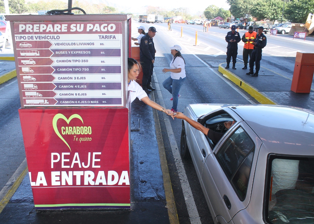 Ya fueron activadas las tarifas del peaje en Carabobo (foto)