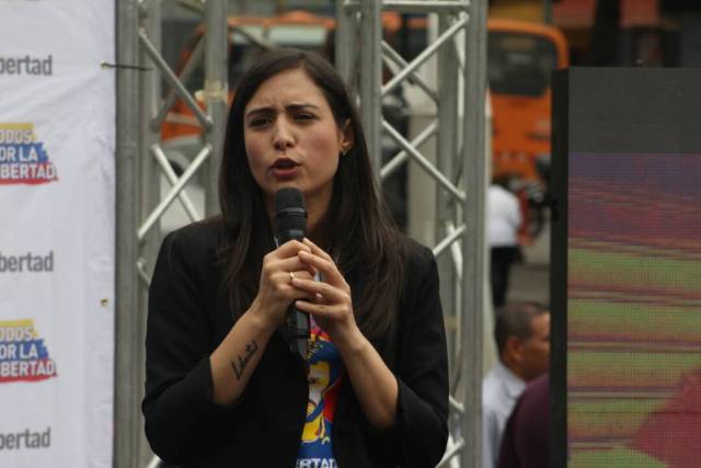 Foto: Protesta contra la detención de Leopoldo López / Juan Peraza - LaPatilla.com