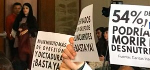 Protestas durante intervención de representantes del gobierno de Maduro ante la CIDH (Fotos)
