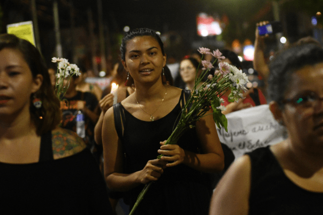 EL SALVADOR-WOMEN-DAY. AFP