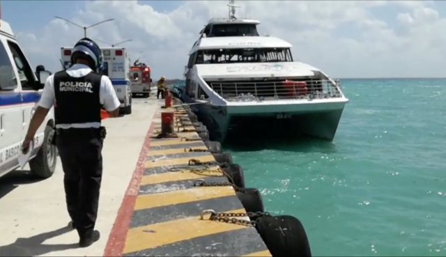 Ferry de Barcos Caribe en Playa del Carmen. (Reuters, archivo)