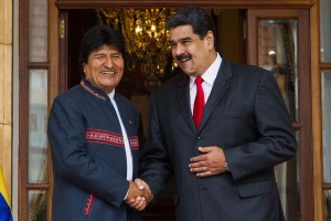Evo Morales usó Twitter para felicitar a su amigo Nicolás Maduro