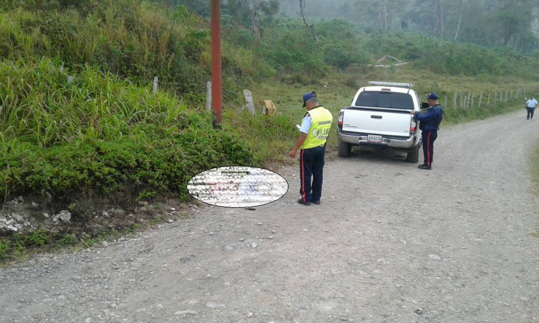 Encontraron cadáver amarrado y baleado de hombre en Táchira