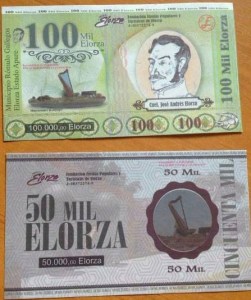 Elorza emite billetes propios para paliar escasez de bolívares en fiesta típica
